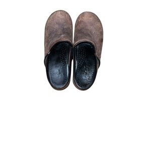 Dansko Brown Leather Slip-On Loafers Size 40